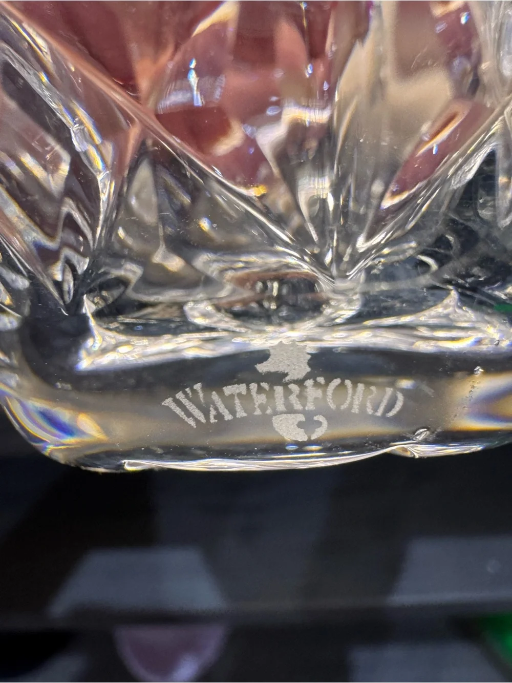 Waterford Crystal Bud Vase Irish Cut Glass Seahorse Mark NWOT 4.75 Inch